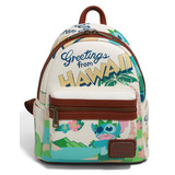 Loungefly Disney Lilo & Stitch Travel Postcard Mini Backpack - BoxLunch Exclusive - New, With Tags