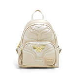 Loungefly DC Comics Wonder Woman 1984 Metallic Gold Mini Backpack - New, With Tags