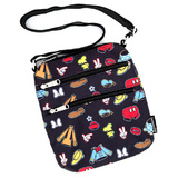Disney Sensational 6 Allover Print Crossbody Bag by Loungefly - New, With Tags