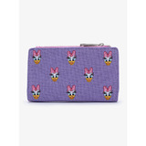 Disney Daisy Duck Canvas Flap Wallet by Loungefly - New, With Tags