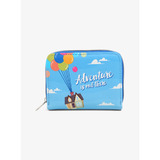 Disney Up Balloon House Mini Zip Wallet by Loungefly - New, With Tags
