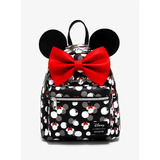 Loungefly Disney Minnie Mouse White Heads Mini Backpack - New, With Tags