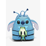 Loungefly Disney Lilo & Stitch Frog Figural Mini Backpack - New, With Tags