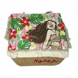 Loungefly Disney Moana Floral Hawaiian Hibiscus Burlap Tote Bag - New, With Tags
