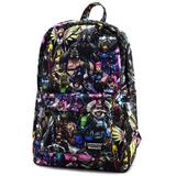 Overwatch All-over Character Collage Print Nylon Backpack by Loungefly - New, With Tags