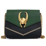 Marvel Loki Helmet 12" Faux Leather Crossbody Bag by Loungefly - New, With Tags