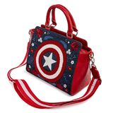 Marvel Captain America Floral Shield Crossbody by Loungefly - New, With Tags