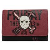 Loungefly Friday The 13th Jason Mask Trifold Purse/Wallet - New, With Tags