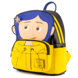 Coraline In Raincoat Mini Backpack by Loungefly - New, With Tags