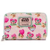 Loungefly Star Wars The Mandalorian Grogu Valentines Wallet/Purse - New, With Tags