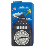 Loungefly Disney Peter Pan Clock (Glows In The Dark) Zip Wallet/Purse - New, With Tags