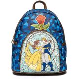 Loungefly Disney Beauty & The Beast Stained Glass Mini Backpack - New, With Tags