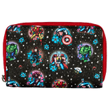 Loungefly Marvel The Avengers Floral Tattoo Wallet/Purse - New, With Tags