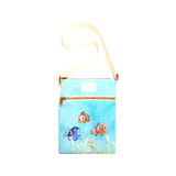 Loungefly Disney Pixar Finding Nemo Watercolor Passport Crossbody Bag - New, With Tags