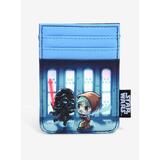 Loungefly Star Wars Obi-Wan Vs. Darth Vader Chibi Characters Card/ID Holder - New, With Tags
