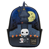 Loungefly Disney Nightmare Before Christmas Jack Skellington House (Glow-In-The-Dark) Mini Backpack - New, With Tags