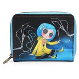 Loungefly Coraline Button Eyes Coraline Split Zipper Wallet - New, With Tags