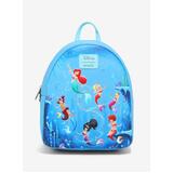 Loungefly Disney The Little Mermaid Ariel & Sisters Mini Backpack - New, With Tags