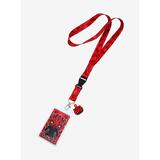 Star Wars Darth Maul Lanyard By Loungefly - New, With Cardholder & Charm