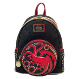 Loungefly Game Of Thrones House Of The Dragon (Targaryen) Mini Backpack - New, With Tags