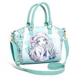 Loungefly Disney The Little Mermaid Ariel Green Watercolor Satchel Bag - Hot Topic Exclusive - New, With Tags