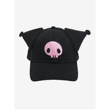 Bioworld Sanrio Hello Kitty & Friends Kuromi 3D Ears Dad Cap Hat - USA Exclusive - New, With Tags