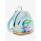 Loungefly Disney Lilo & Stitch Stitch & Angel Beach Date Mini Backpack - New, With Tags