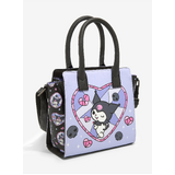 Loungefly Sanrio Kuromi Heart Stained Glass Satchel Crossbody Bag - New, With Tags