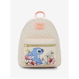Loungefly Disney Lilo & Stitch Stitch & Scrump Tropical Flowers Mini Backpack - New, With Tags