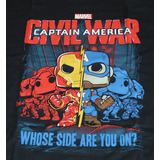 Funko POP! Marvel Collector Corps Captain America Civil War T-Shirt New In Package