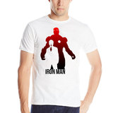 Marvel Iron Man Robert Downey Jr Silhouette Mens T-Shirt New