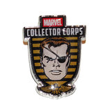 Marvel First Appearance Avengers Nick Fury Pin/Badge By Marvel Collector Corps - New, Sealed