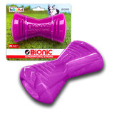 Bionic Bone by Outward Hound - Super Durable Bone Toy - Medium, Purple