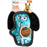 Tough Seamz Elephant Durable Squeaker Dog Plush Toy By Outward Hound - Small - New, With Tags