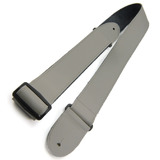 Perri's Guitar Strap 100% Soft Garment Leather - Grey