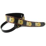 Perri's Guitar Strap 100% Leather - Route 666 To Hell