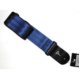 Guitar Strap by Perri's - Acoustic, Electric or Bass - Shiny Blue