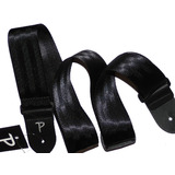 Guitar Strap by Perri's - Acoustic, Electric or Bass - Shiny Black