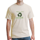 Planet Dog Green T - "Reduce Reuse Rewoof" Men's T-Shirt - New With Tags