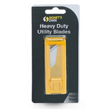 Utility Blades (10 Count) & Dispenser for Standard (Non-snapoff style) Packing/Utility Knife