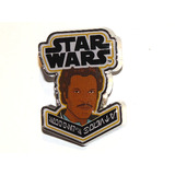 Star Wars Smuggler's Bounty Souvenir Pin Badge Lando Calrissian Mint Condition