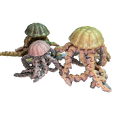 Supportive Solutions 3D Printed Articulated Jellyfish Flexible Figure - New, Handmade