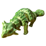 Supportive Solutions 3D Printed Articulated Ankylosaurus Flexible Figure - New, Handmade