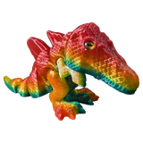 Supportive Solutions 3D Printed Articulated Rainbow Spinosaurus Flexible Figure - New, Handmade