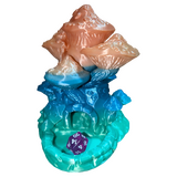Supportive Solutions 3D Printed Mushroom Rainbow Dice Tower - New, Handmade