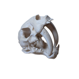 Supportive Solutions 3D Printed Sabretooth Skull Dice Tower - New, Handmade