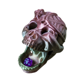 Supportive Solutions 3D Printed Mystic Dragon Skull (Bronze Rainbow) Dice Tower - New, Handmade