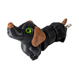 Supportive Solutions Dachshund Keyring & Bag Charm - One Size - Black & Tan  - New, Handmade