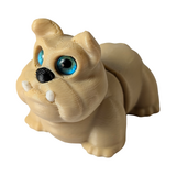 Supportive Solutions Bulldog Keyring & Bag Charm - One Size - Multi-coloured  - New, Handmade