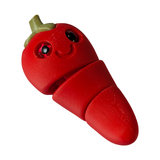 Supportive Solutions Chili Keyring & Bag Charm - One Size - Multi-coloured  - New, Handmade